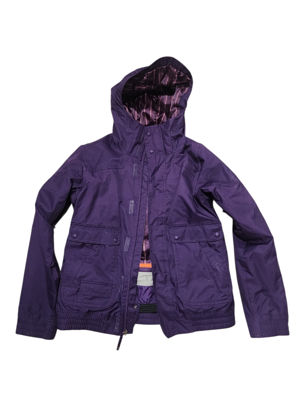 Burton Purple Hooded Snowboard Jacket Women's Size L